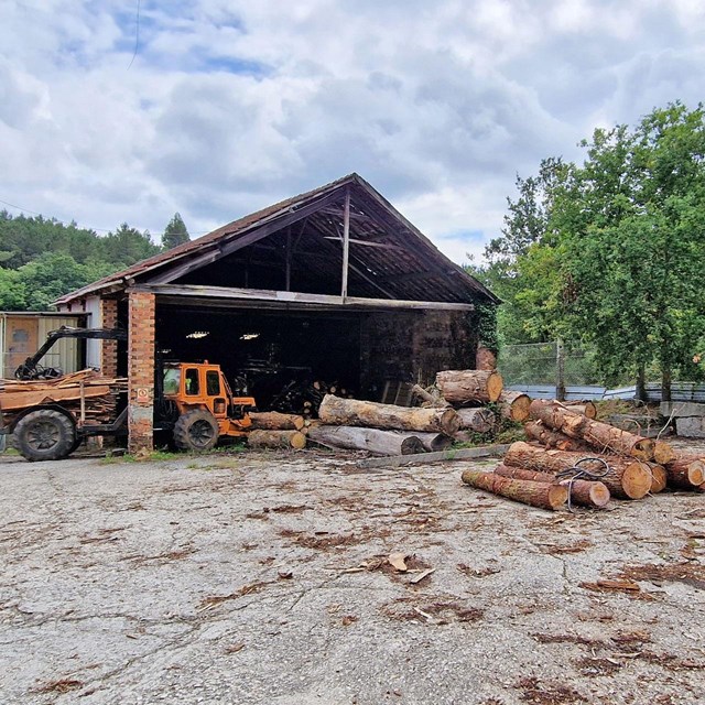 Aserradero de madera en Galicia
