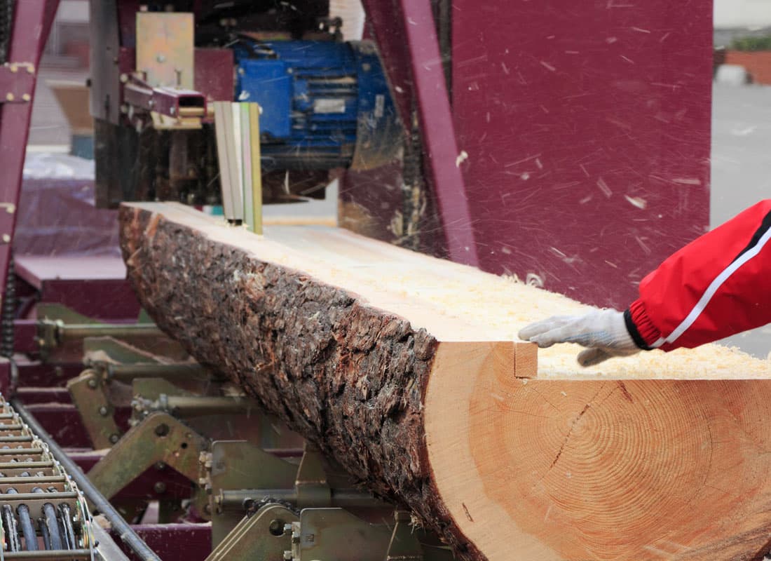 Aserradero de madera en Galicia